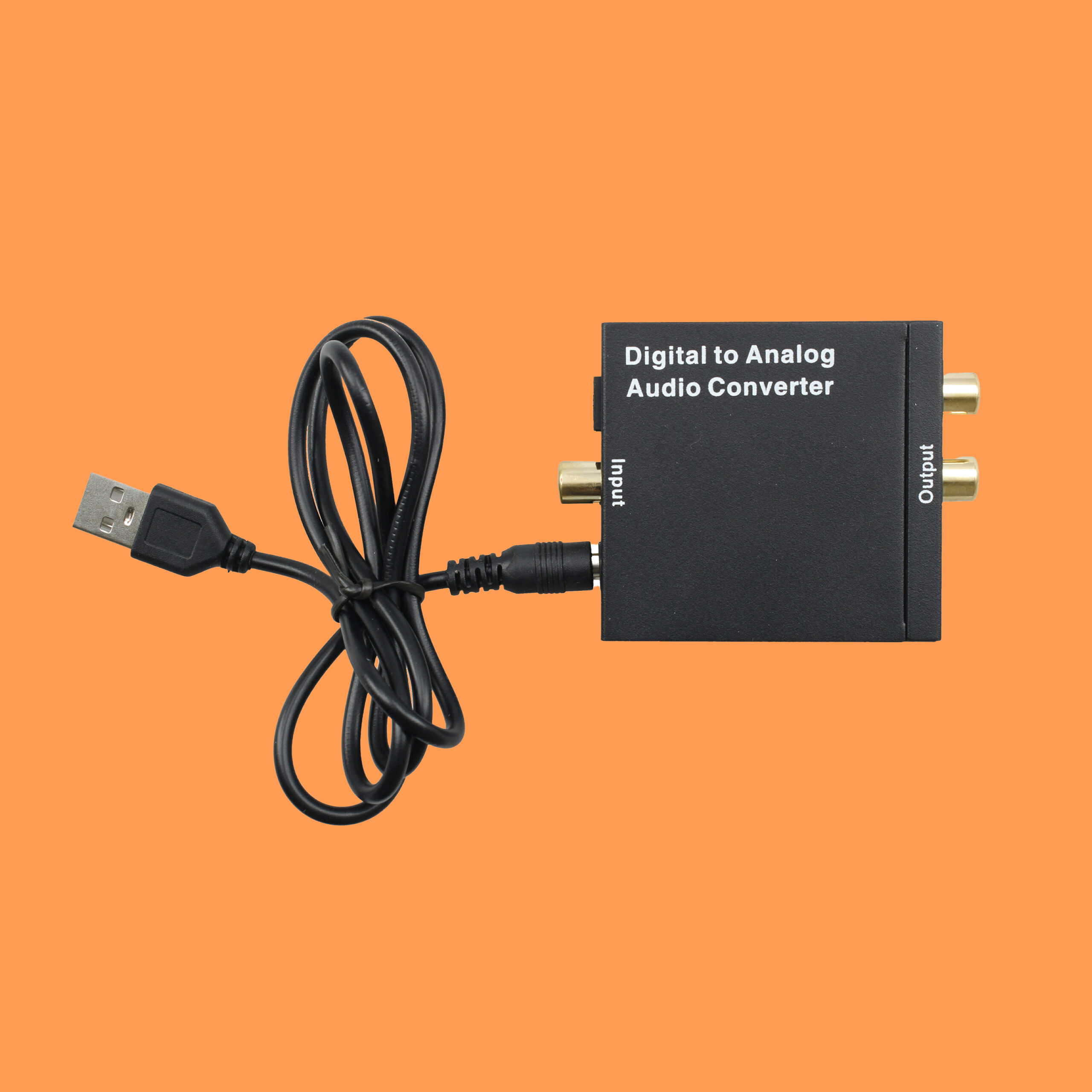 Adaptador Conversor Audio Digital A Analógico + Usb Y Óptico