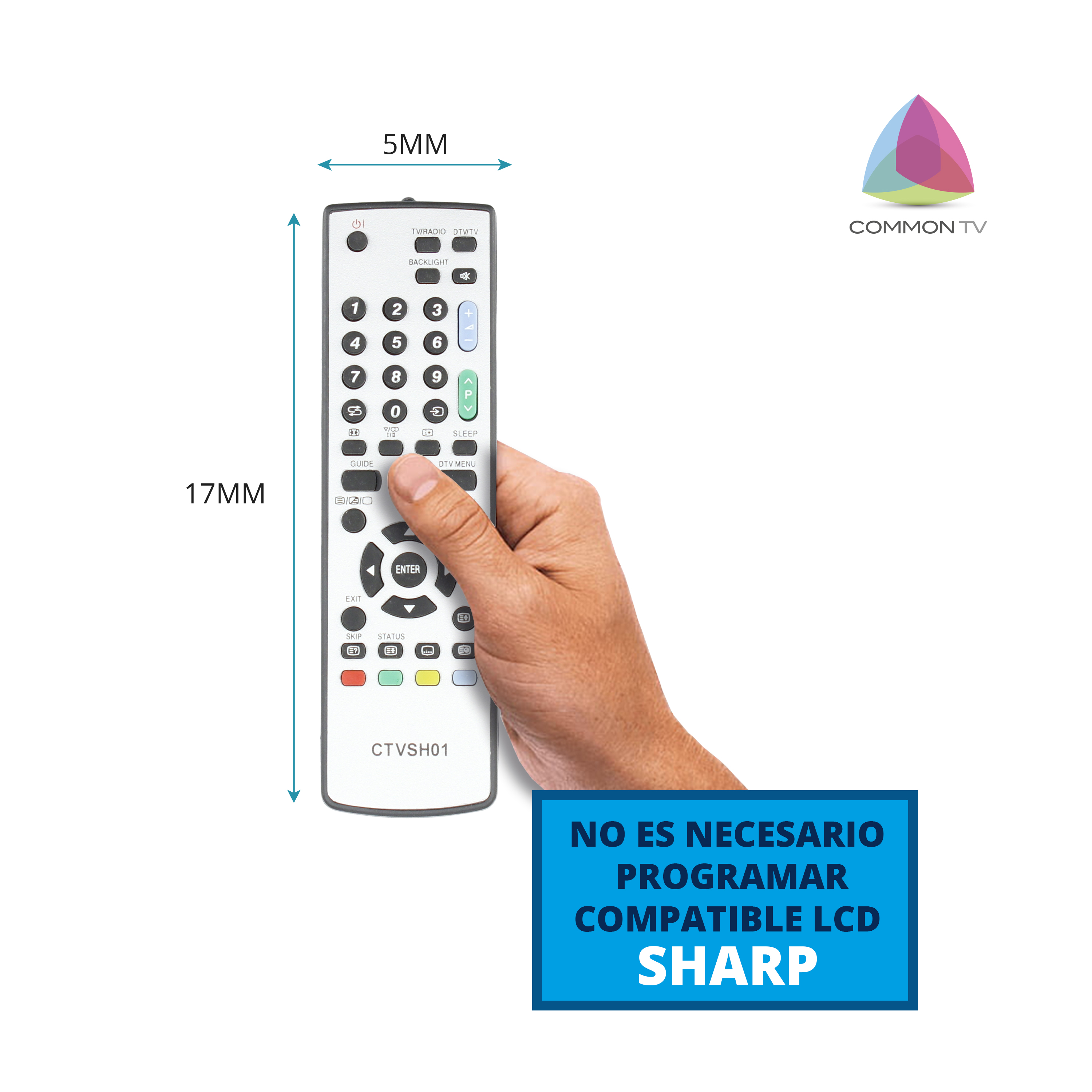 Mando TV Compatible con SHARP® 