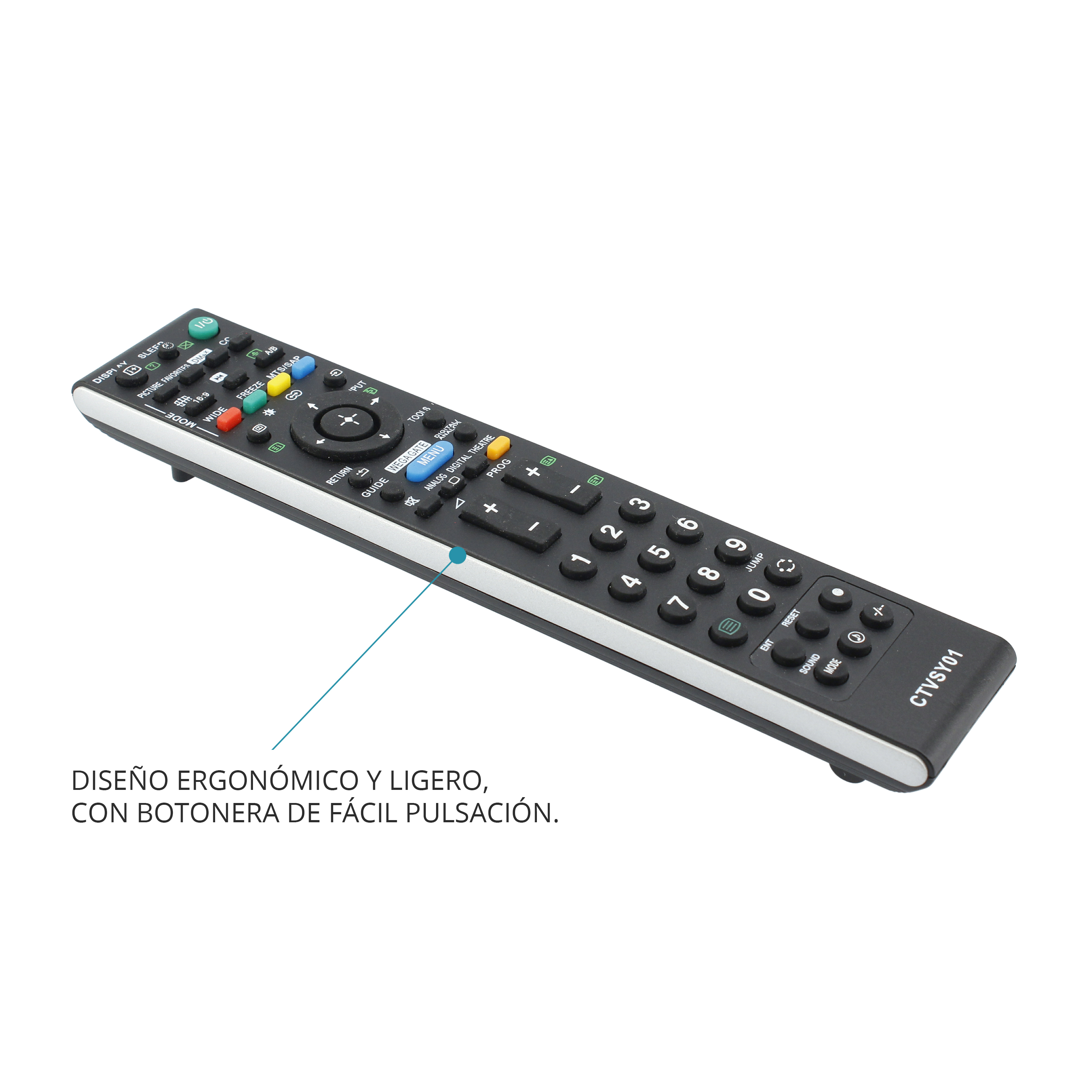 TM Electron CTVSY02 Mando a Distancia Compatible con TV Sony