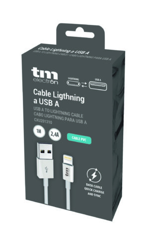 Cable Lightning a USB A (PVC_1m.) - Image 2