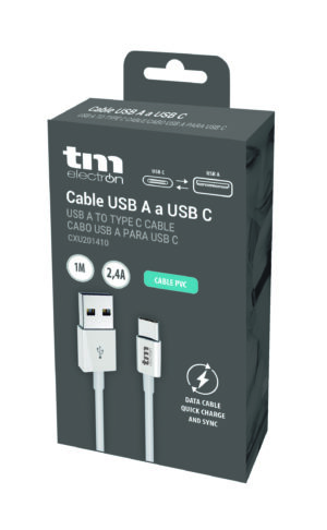 Cable USB A a USB C (PVC_1m.) - Image 2