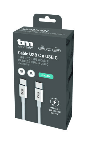 Cable USB C a USB C (PVC_1m.) - Image 2