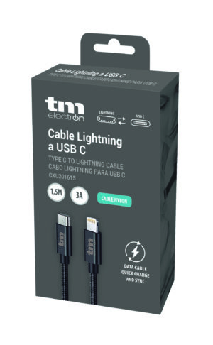 Cable Lightning a USB C (Nylon_1,5m.) - Image 2