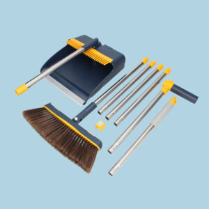 Set de escoba con recogedor plegable - Image 2