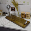 Jamonero giratorio de madera de pino - Image 7