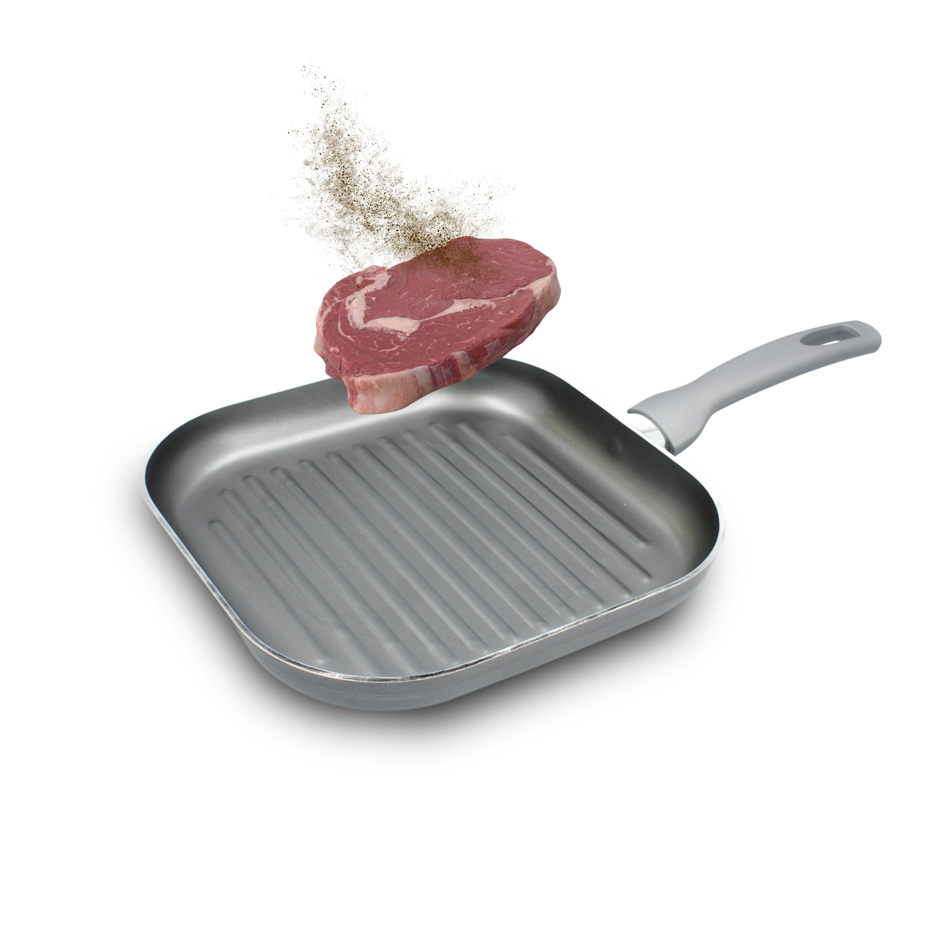 Sartén de aluminio grill antiadherente