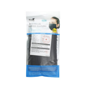 Mascarillas higiénicas desechables negras HOFM002 - TM ELECTRON