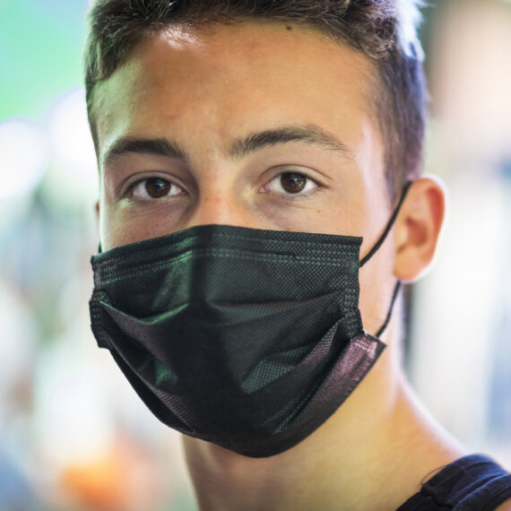 Mascarillas higiénicas desechables negras HOFM002 - TM ELECTRON