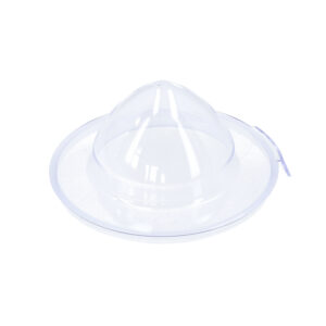 Tapa superior transparente