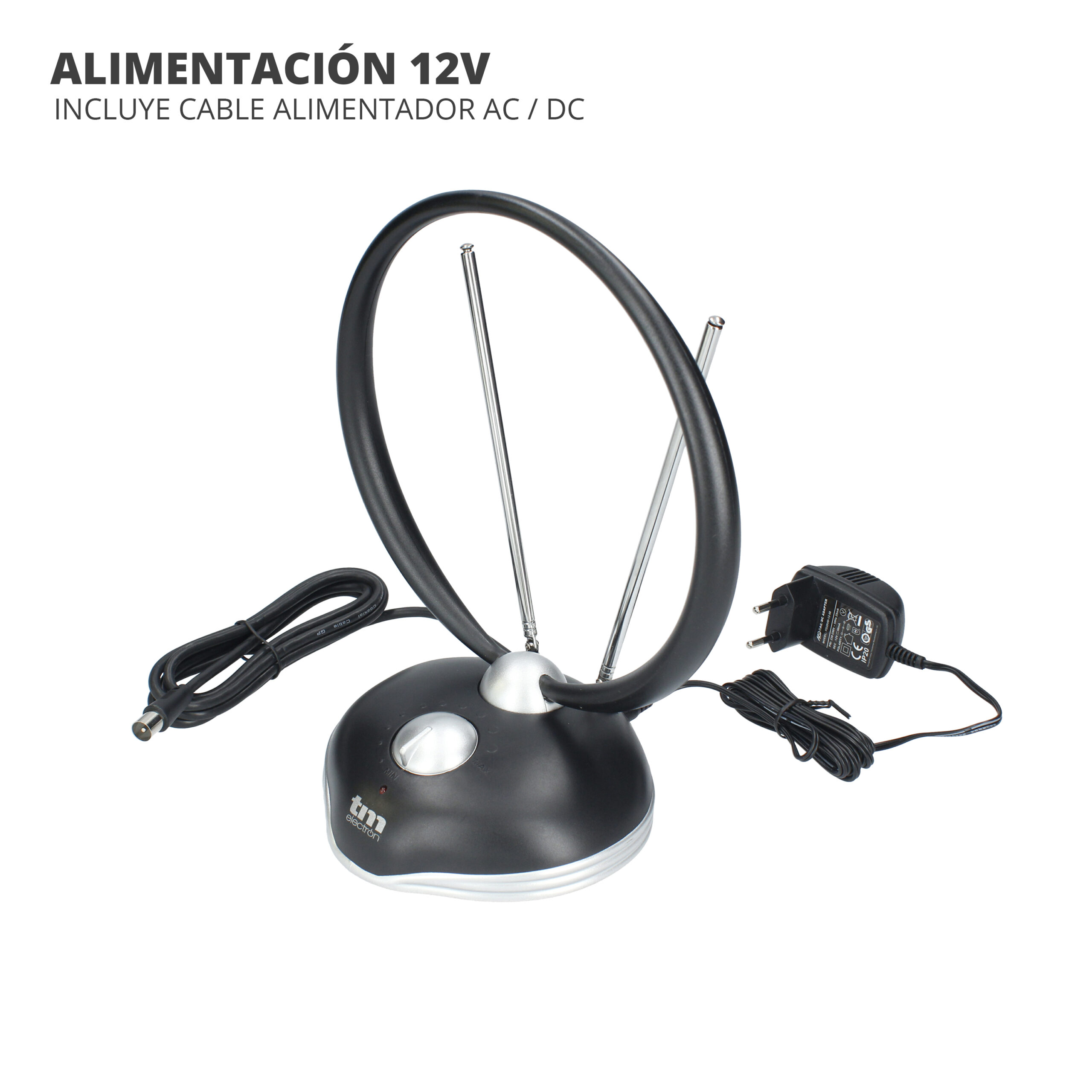 TV Antena Interior Antena HDTV Interior Amplificada Digital - Temu