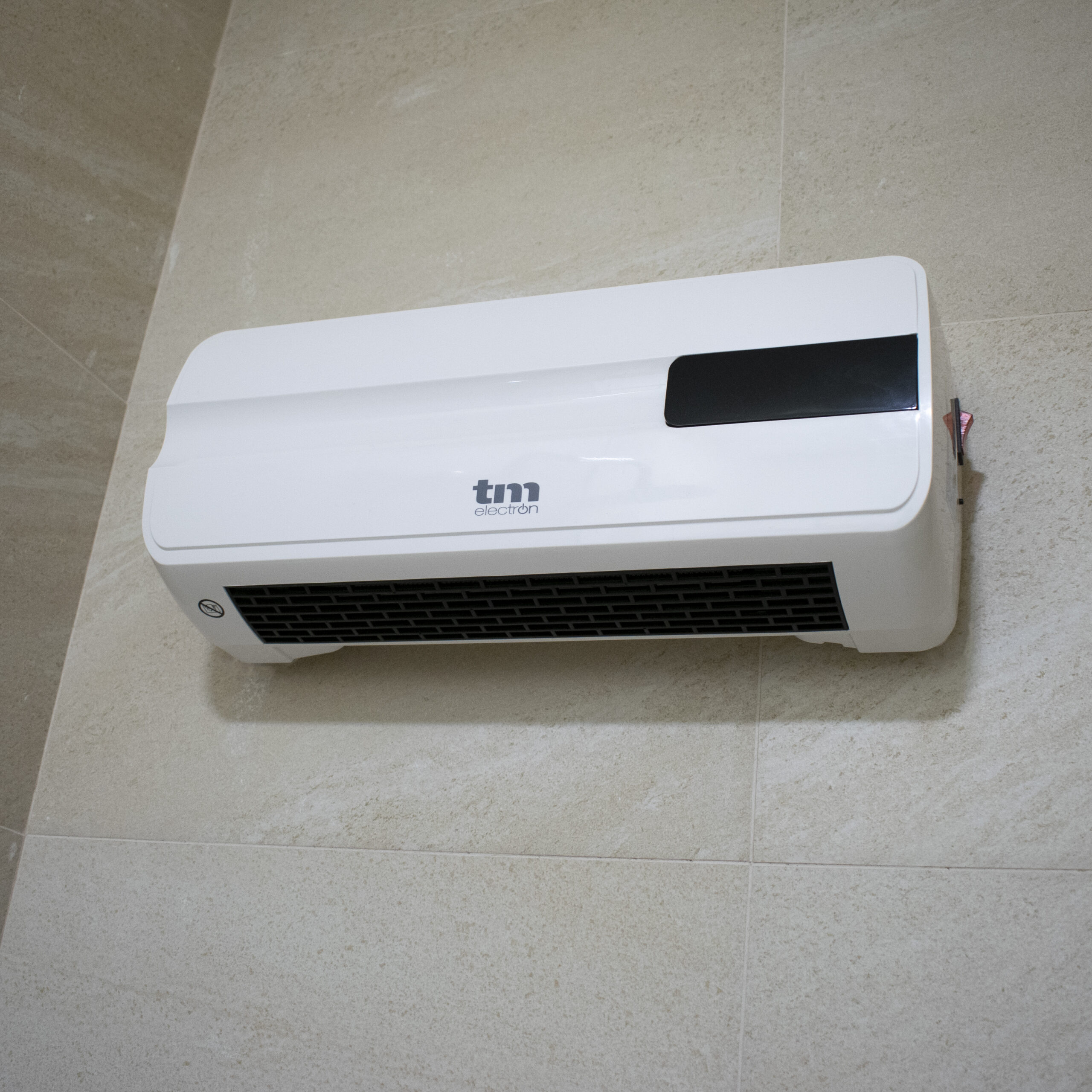 Calefactor Bajo Consumo, Calefactor Baño 3 Modos 750W / 1500W calefactor  ceramico bajo consumo para Hogar y Oficina, Protección con Inclinación y
