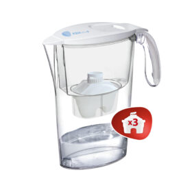 Jarra filtrante con 3 filtros
