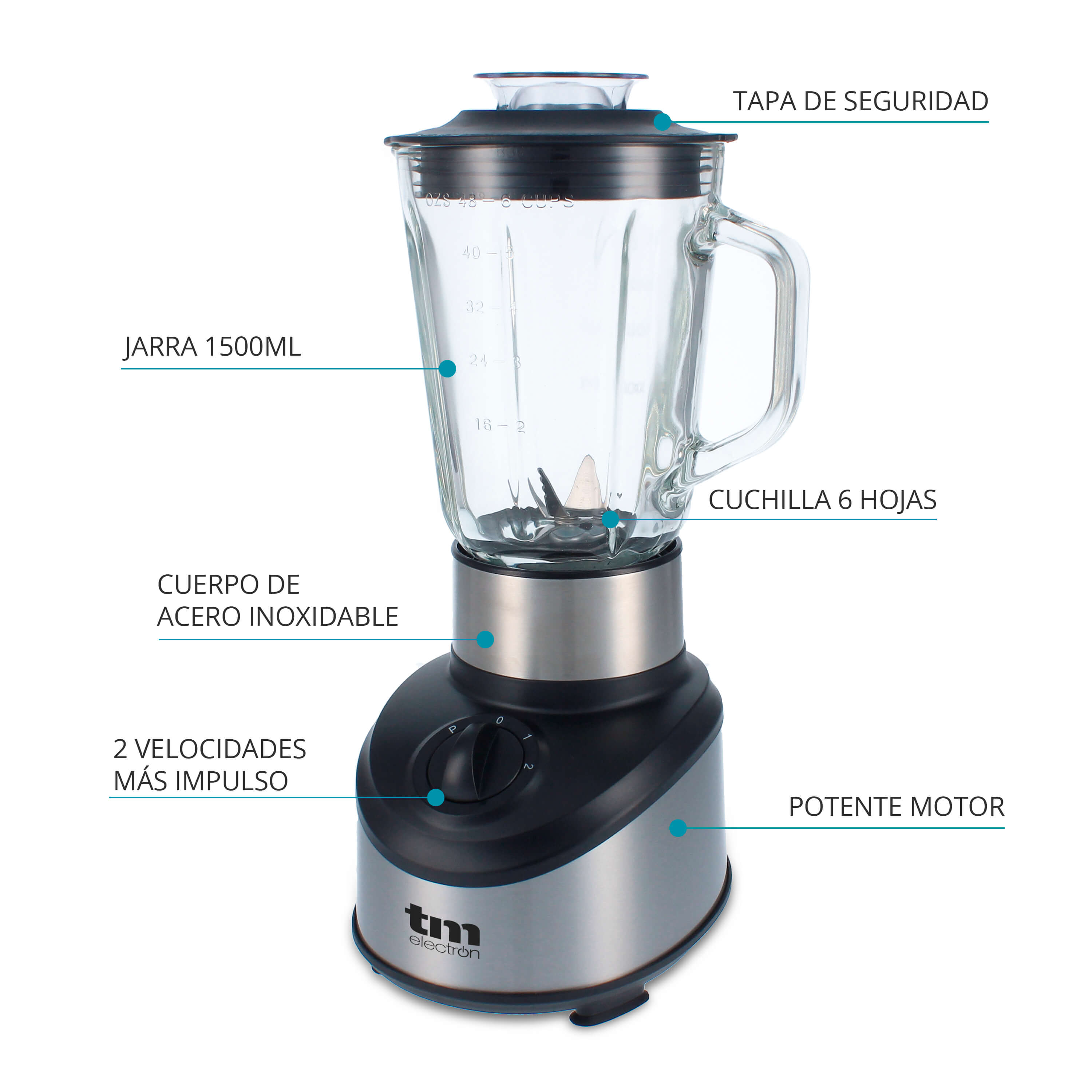 Comprar Batidora de vaso 1200W. JATA Online - Bricovel