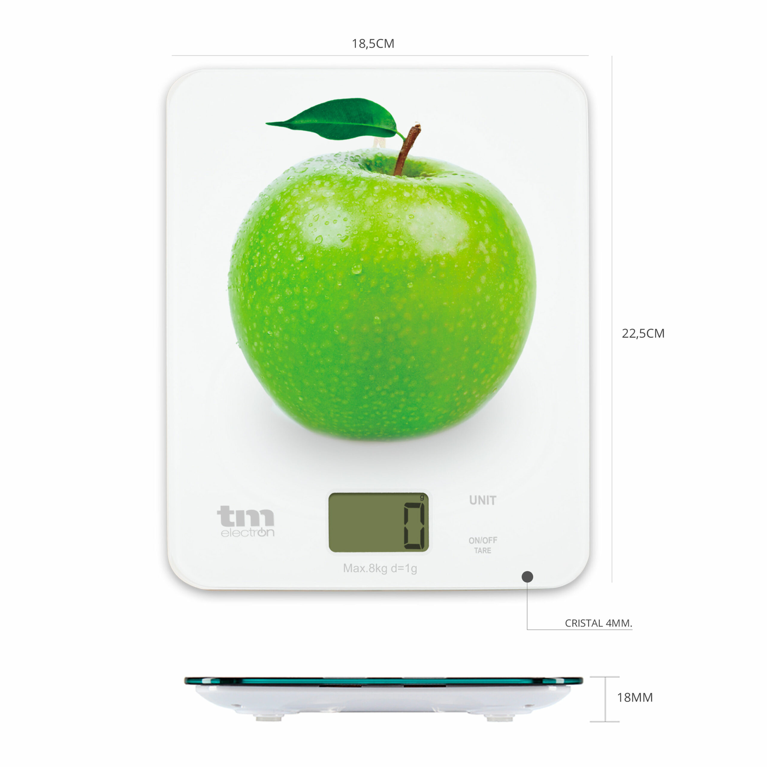 Tomiba Báscula digital de alimentos de 11 libras para cocina Báscula para  hornear peso digital Gramos y onzas EK6011C