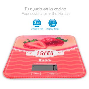 Báscula de cocina fresas - Image 2