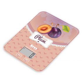 Báscula de cocina ciruela