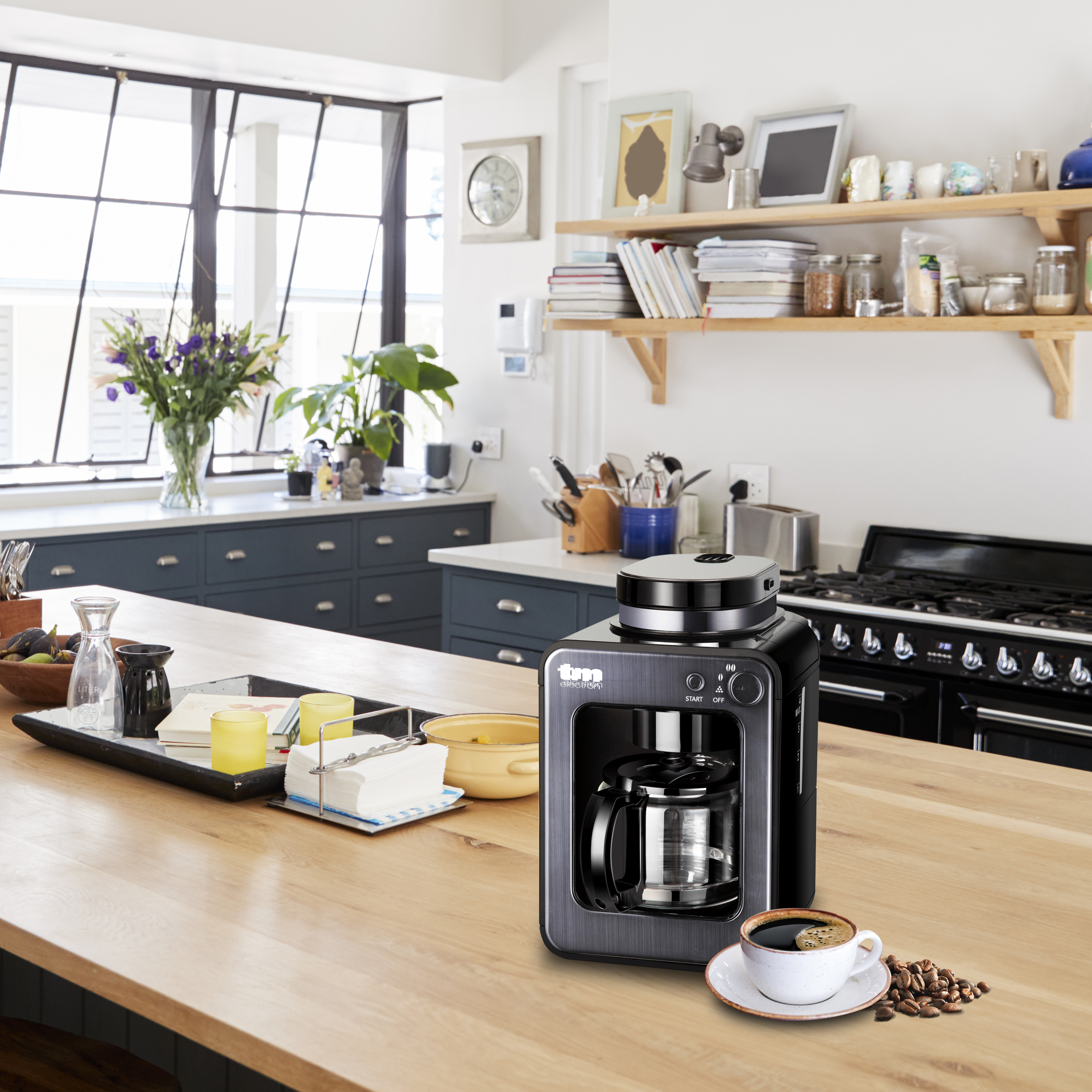 Aicook Cafetera con Molinillo, 2 en 1 Cafetera Automatica Molinillo  Integrado, cafetera Goteo Función de Calentamiento Automático, (600ml) 2-6  Tazas Cafetera de Filtro con Jarra de Vidrio, 600W, Auzl ⋆ Mi Cocina Online