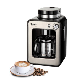 Mini cafetera de goteo con molinillo