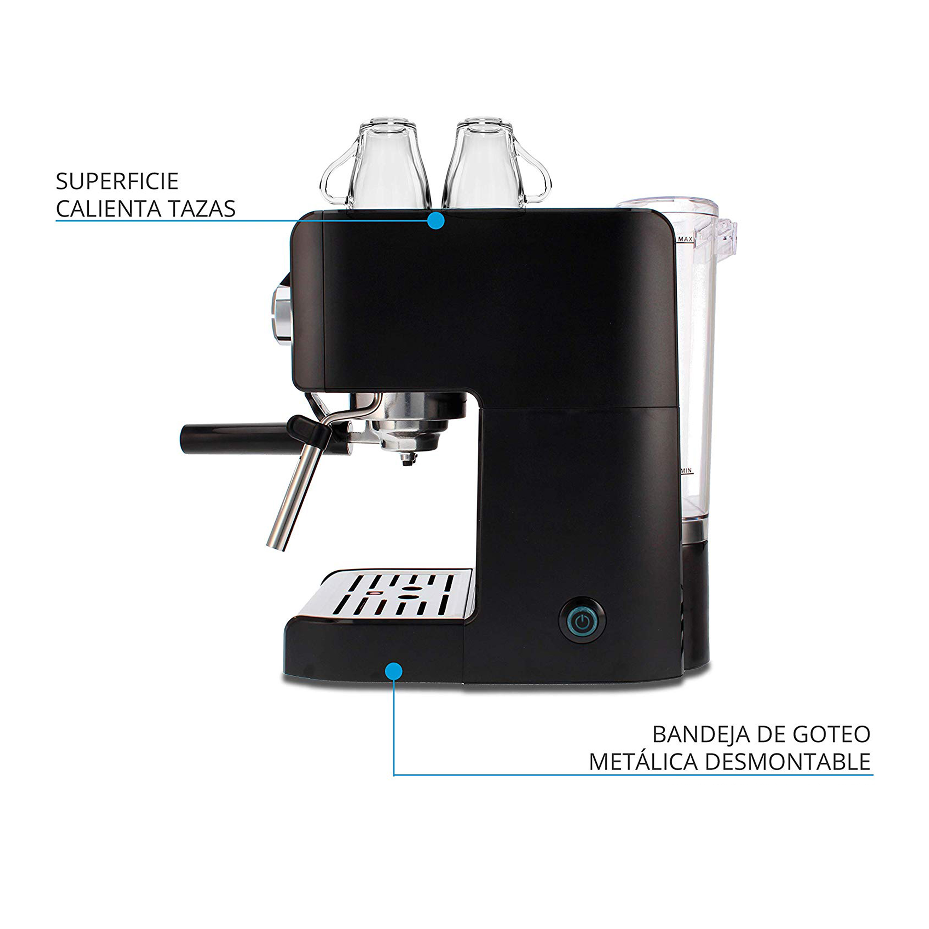 Cafetera espresso manual TMPCF101 - TM Electron