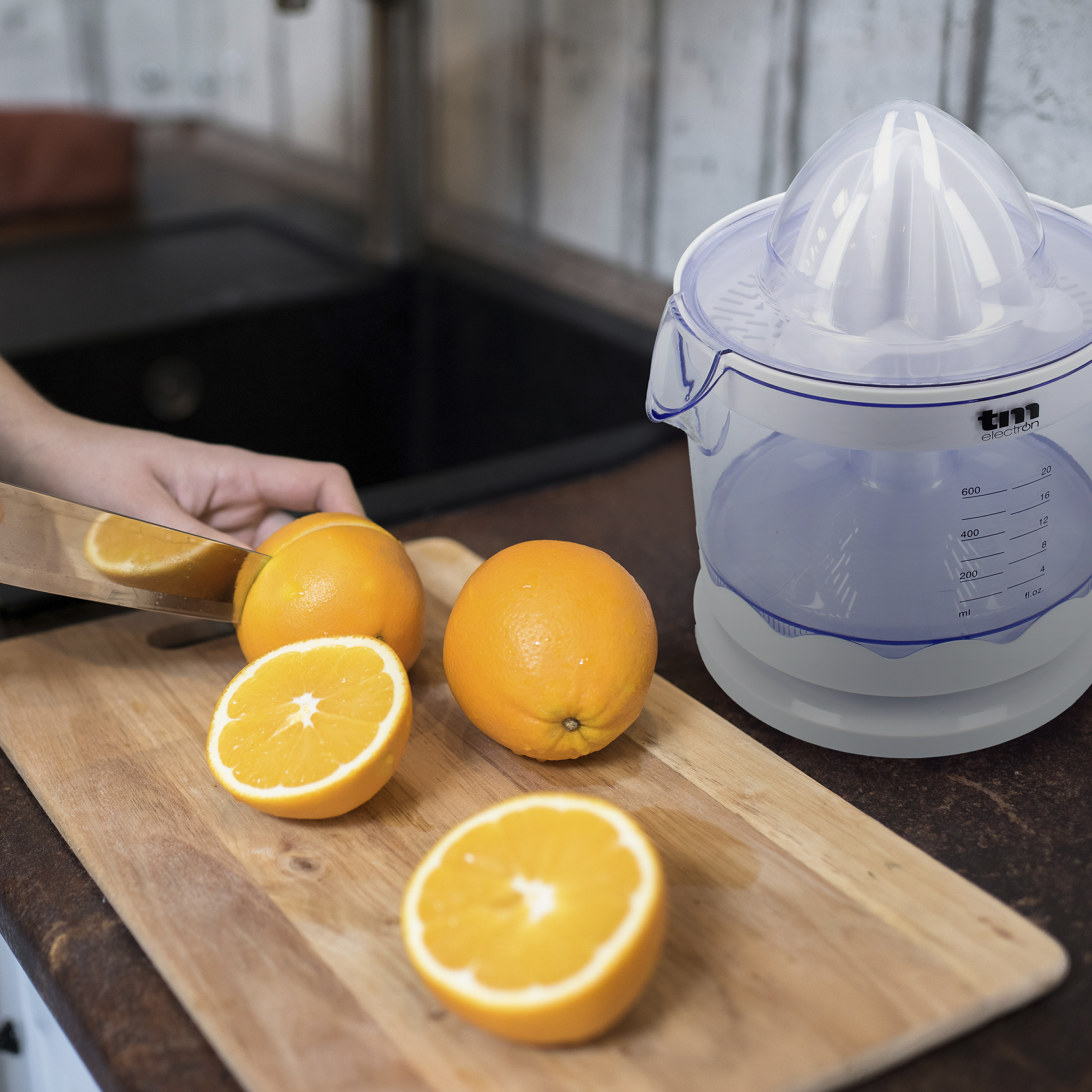 ▷🥇 distribuidor exprimidor naranjas electrico 25 watt capacidad 700 ml