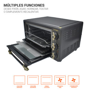 Horno freidora de aire 20L (negro) - Image 4