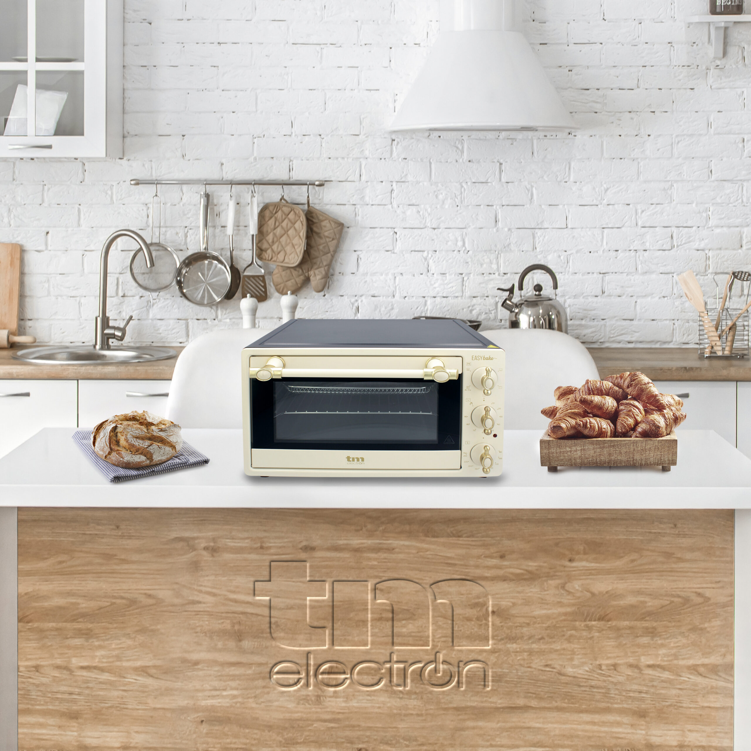 Horno freidora de aire 20L (beige) - TM Electron