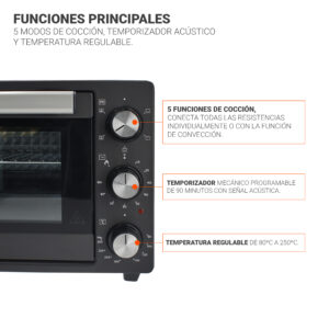 Horno convección de sobremesa 20L - Image 7