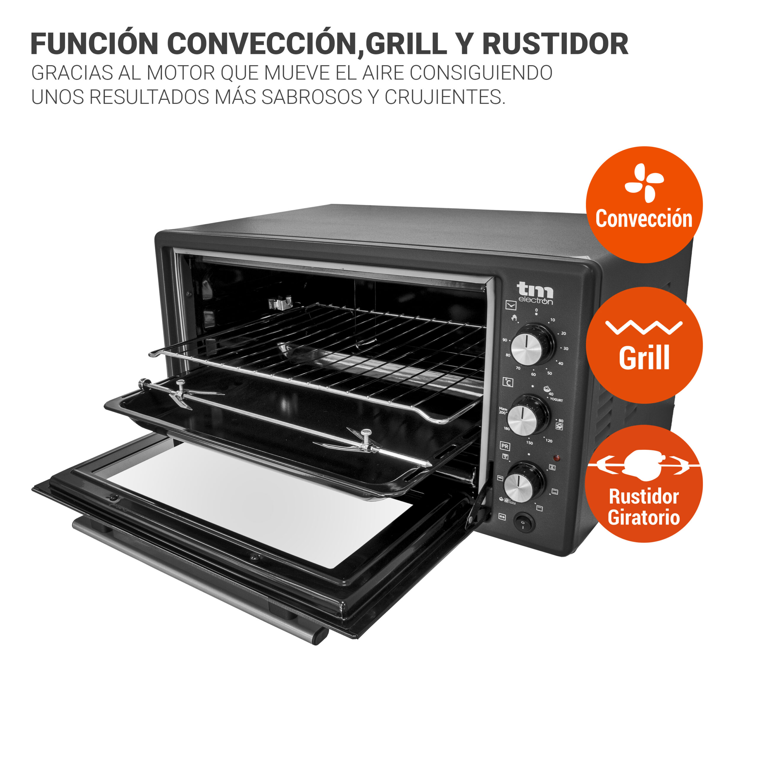 Horno convección de sobremesa 45L - TM Electron