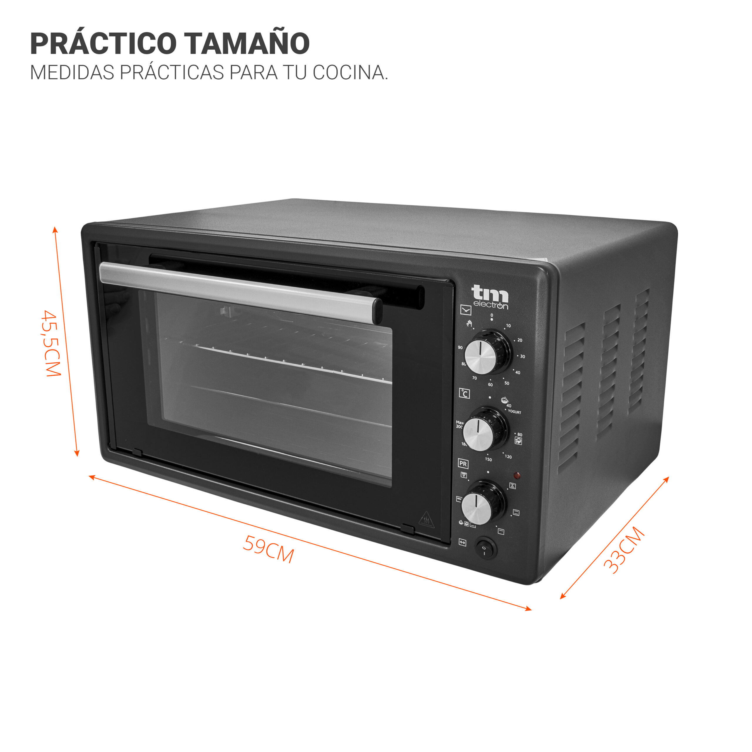 Horno convección de sobremesa 45L - TM Electron