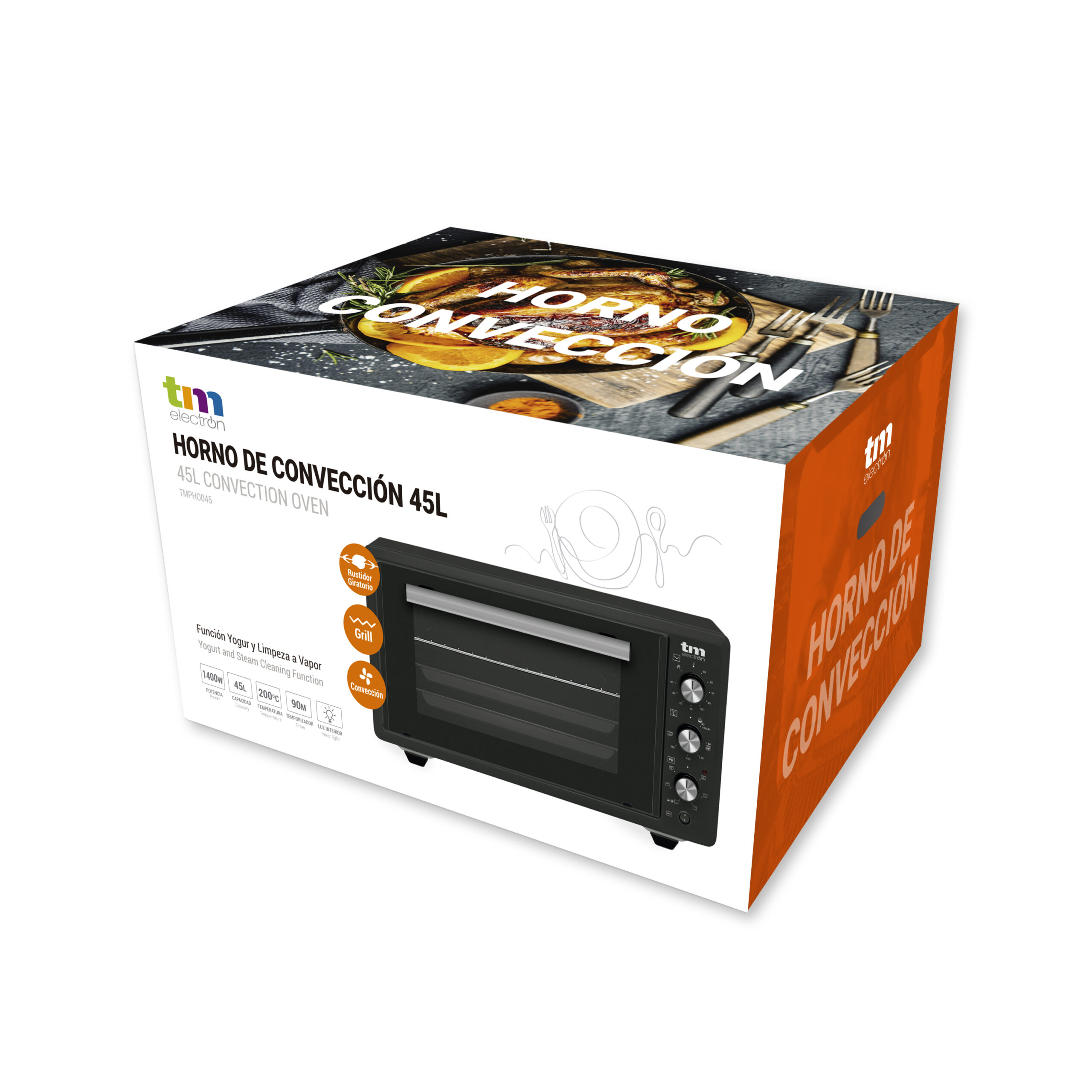 Horno convección de sobremesa 45L - TM Electron