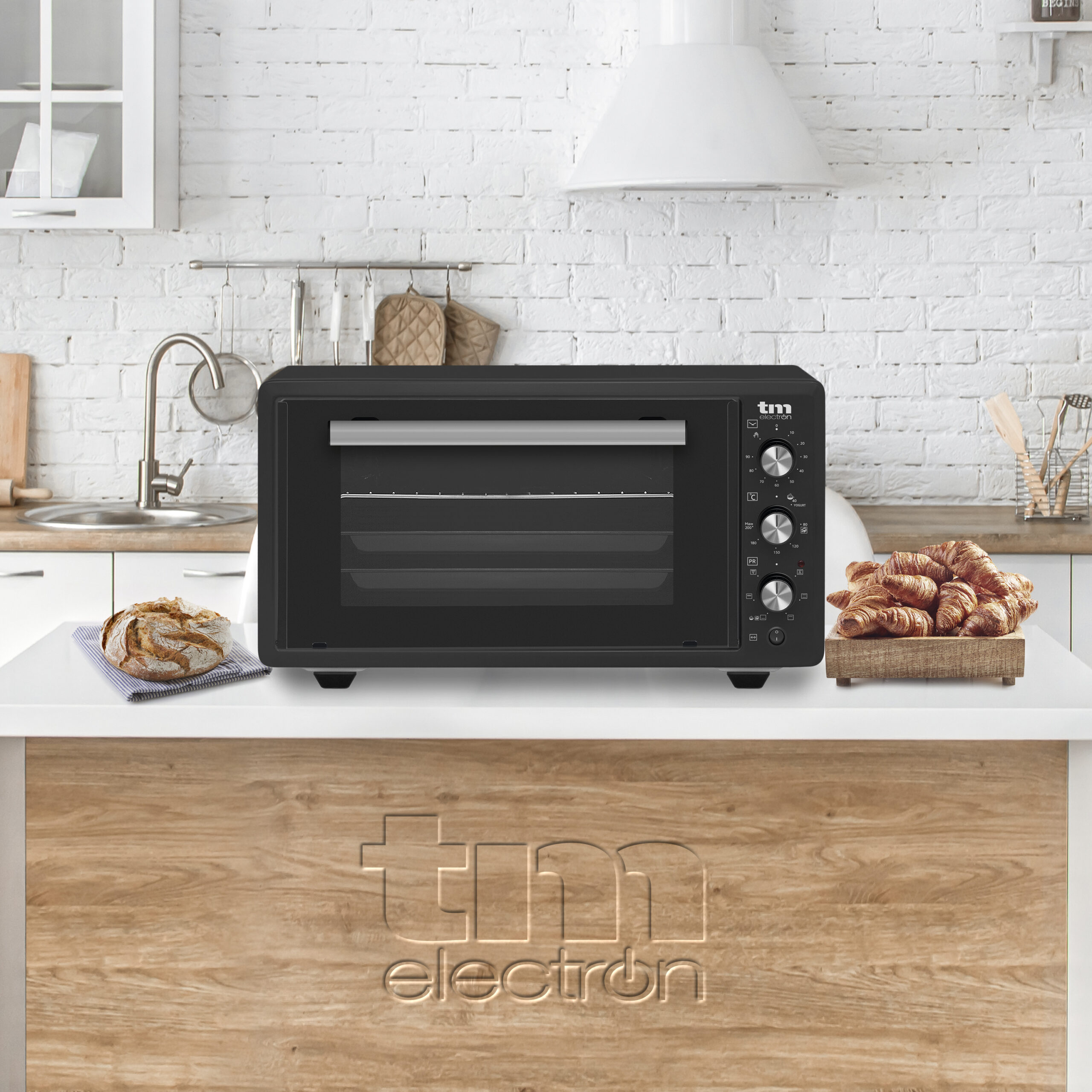 Horno de mesa 45 litros BGH Silver Conveccion