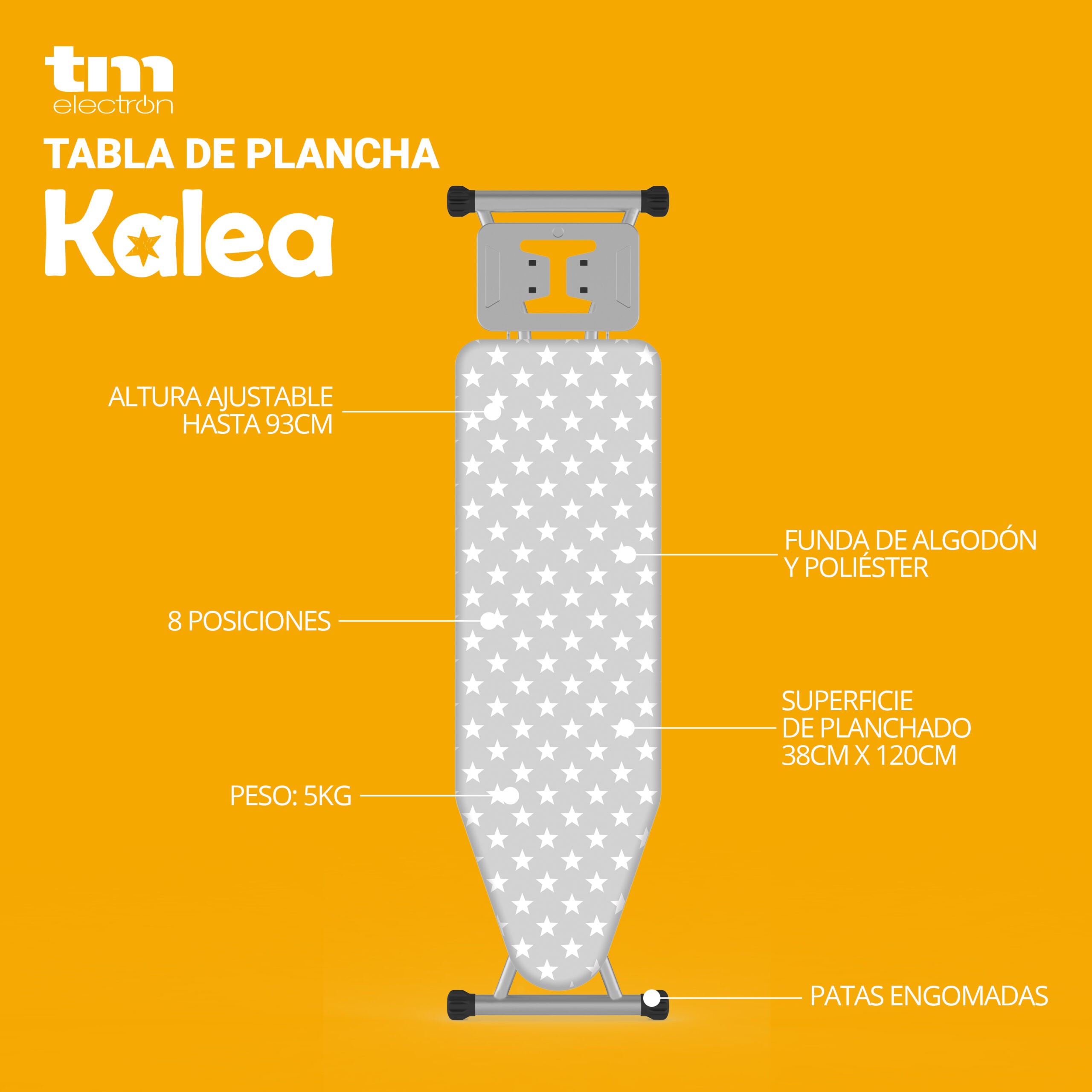 Tabla de planchar Kalea 38x120 cm