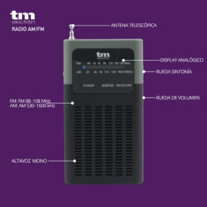 Radio analógica  AM/FM - Image 2