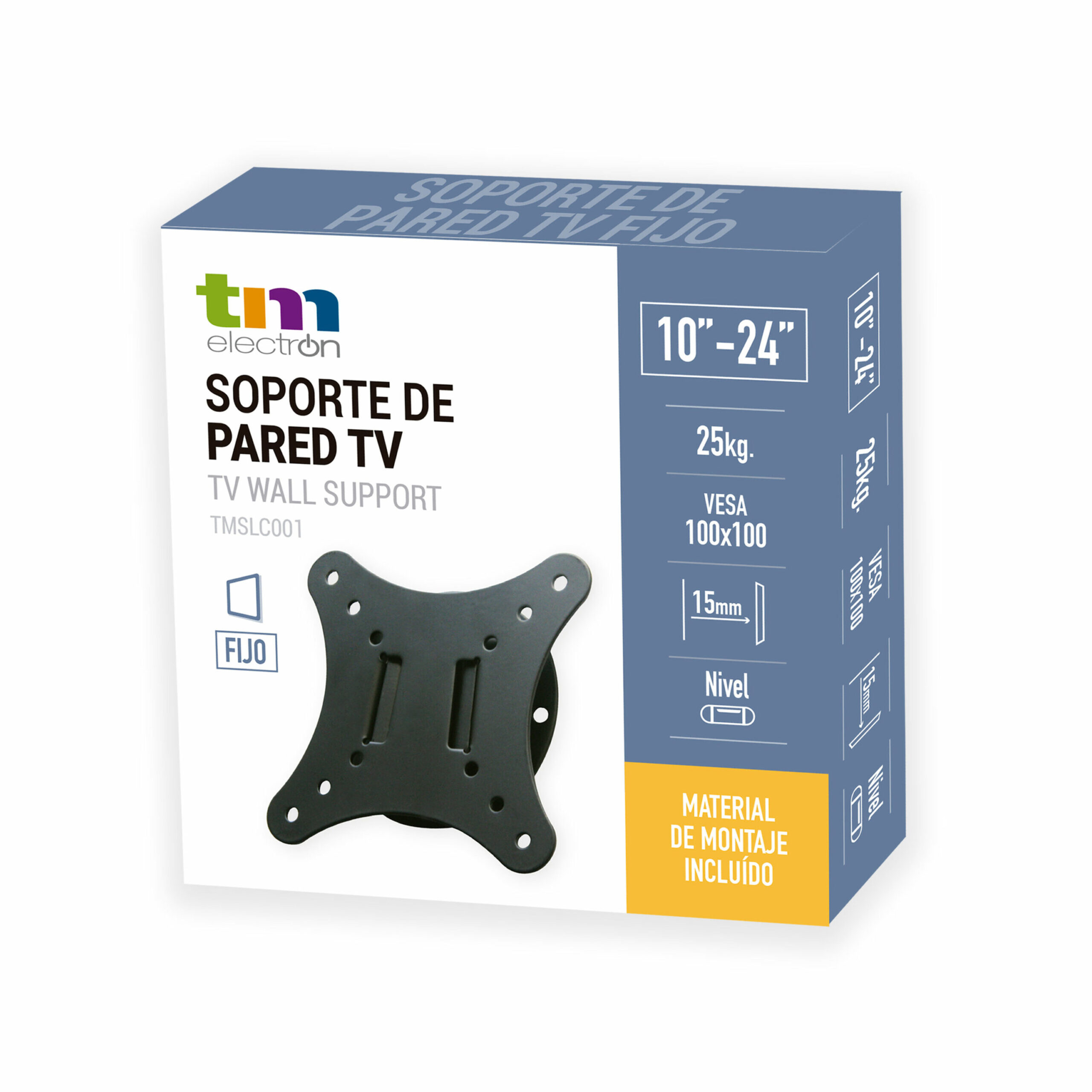 Tm electron Soporte TV Techo TMSLC411 32´´ - 65´´ Plateado