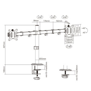 Soporte articulado para dos monitores - Image 7