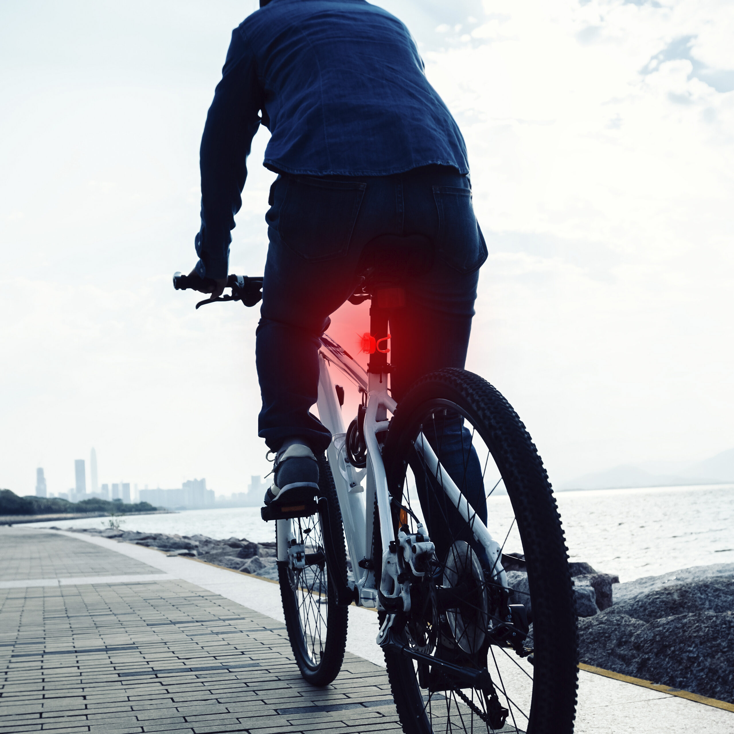 Luz para bicicleta (frontal y trasera) - TM Electron
