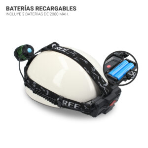 Luz frontal recargable con zoom - Image 5