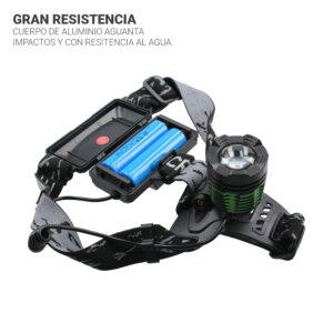 Luz frontal recargable con zoom - Image 8