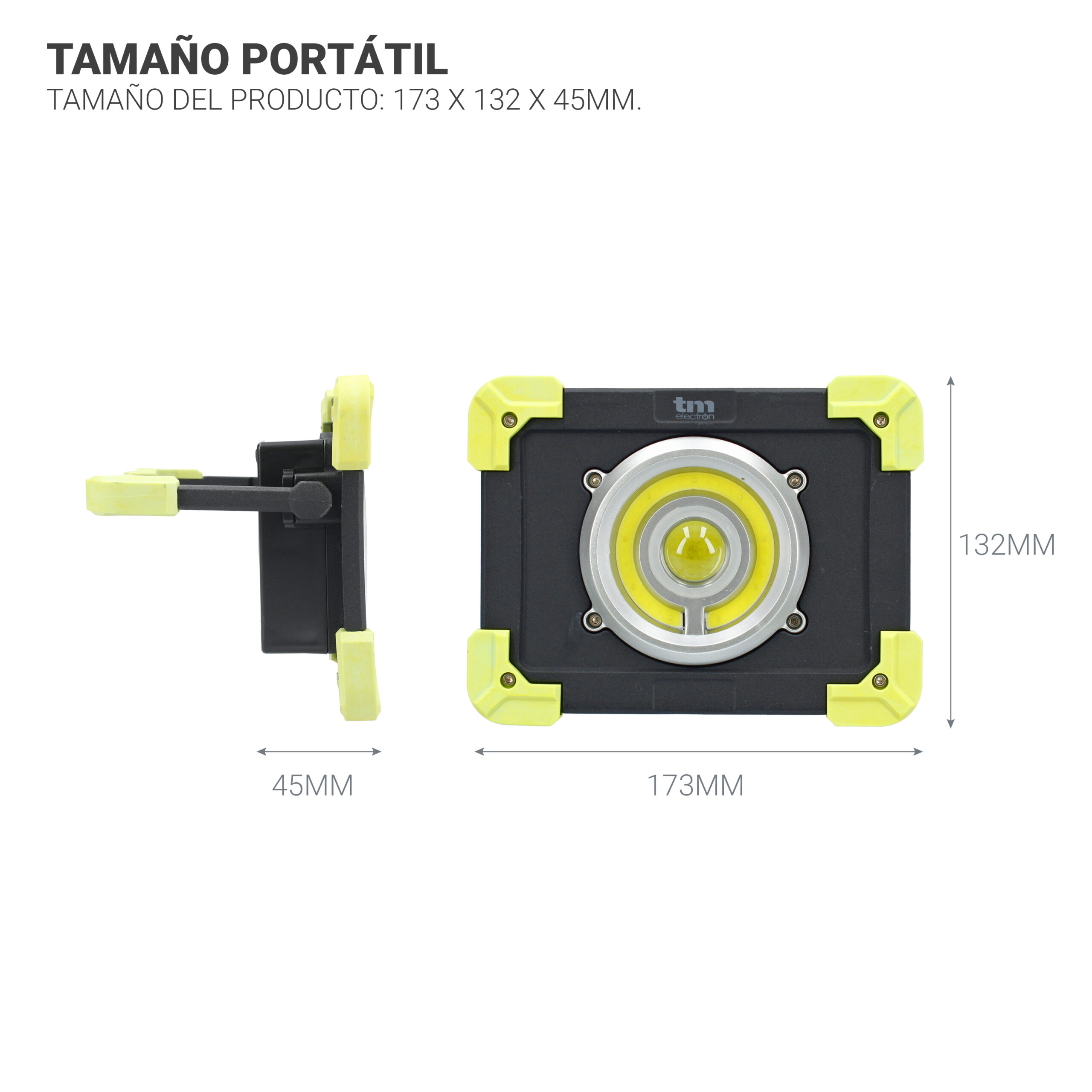 Luz portátil de trabajo COB LED súper brillante de 20W y powerbank de  4000mAh, TM Electron, Correos Market