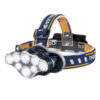 Linterna Frontal 8 LED recargable