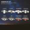 Linterna Frontal 8 LED recargable - Image 3