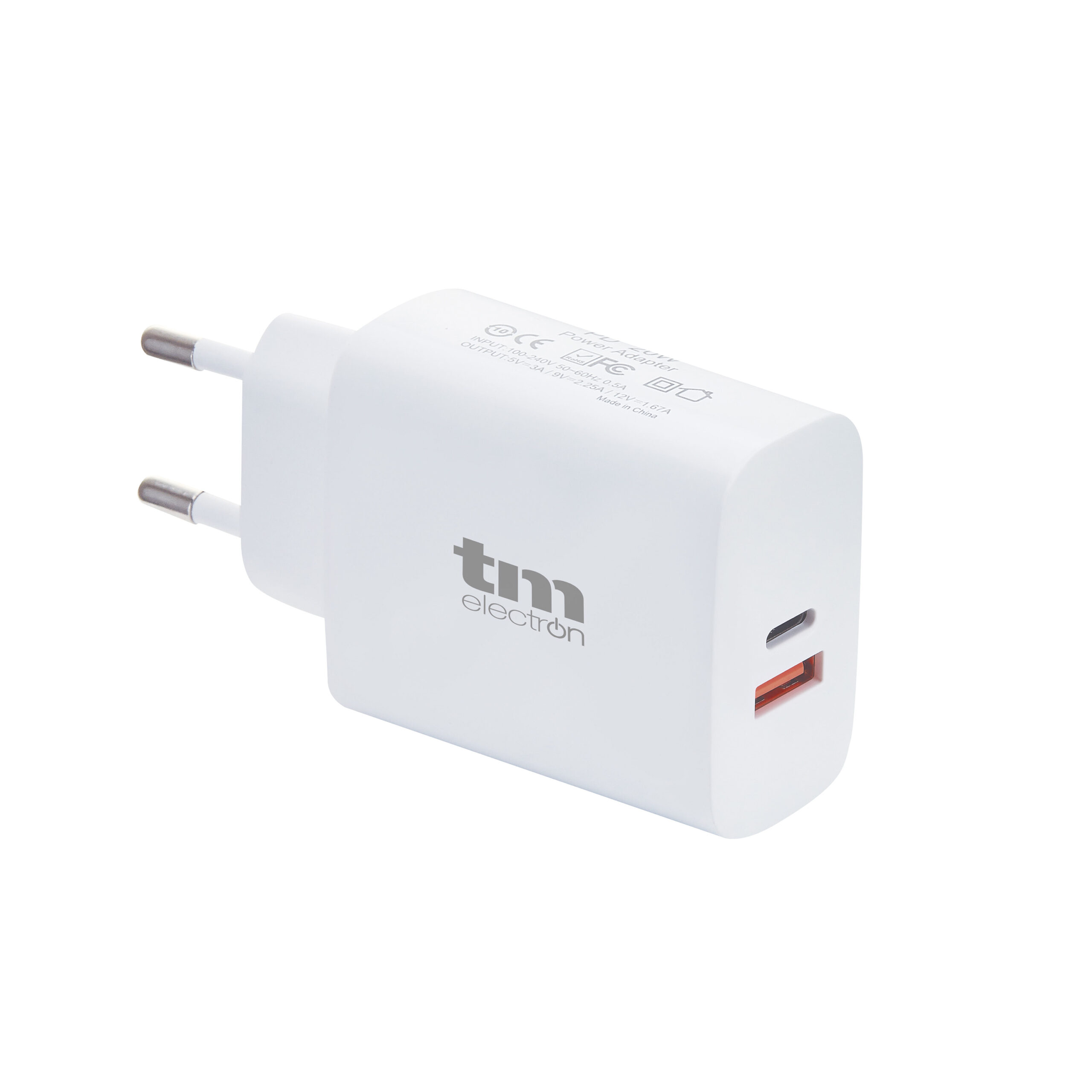  Cargador USB C, cargador de pared de doble puerto de