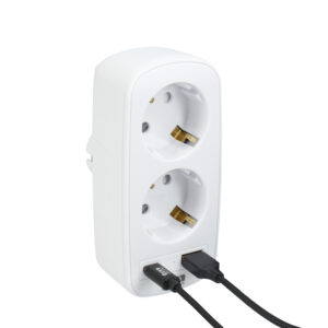 Base múltiple 2 tomas con salida USB A + USB C PD 20W - Image 5