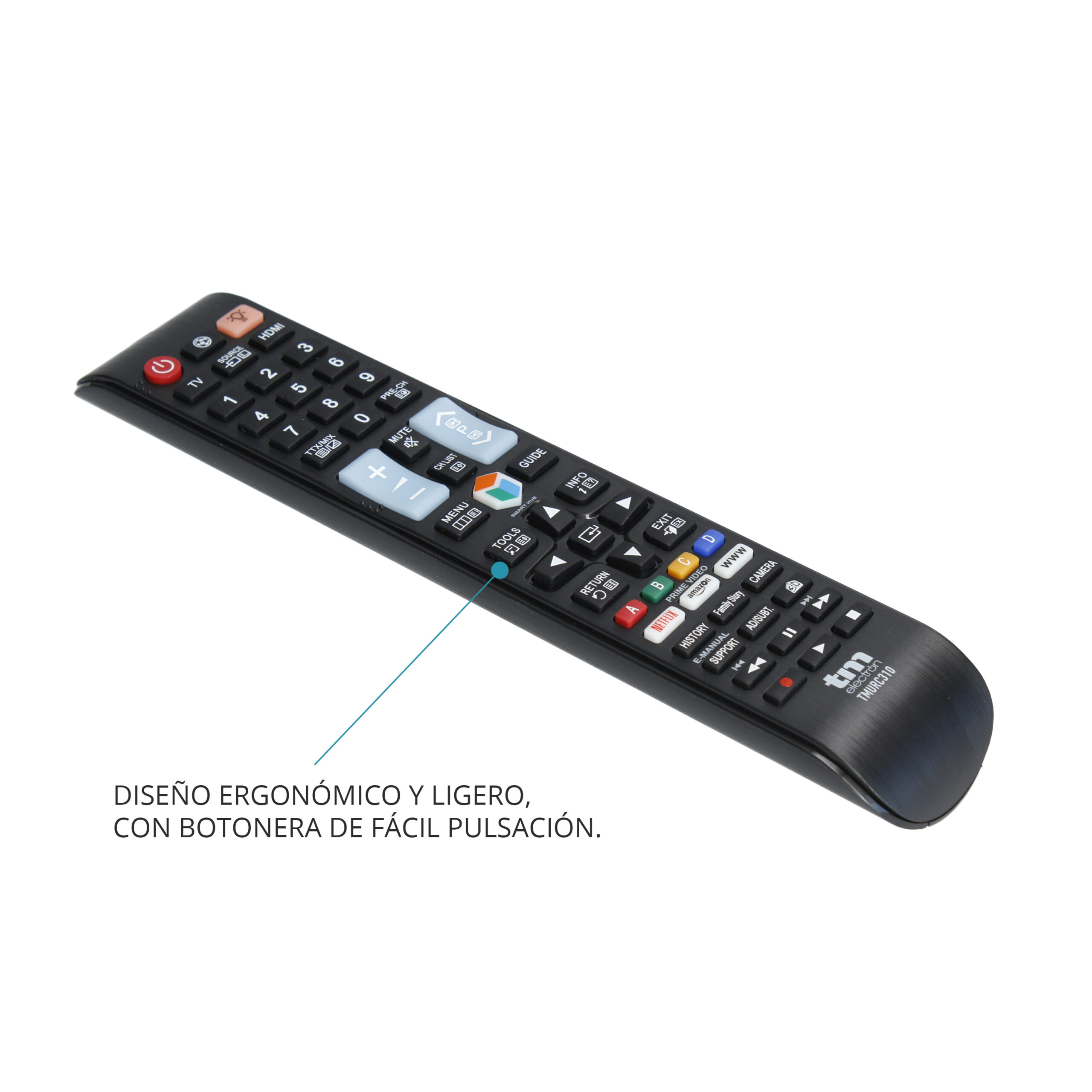 TM Electron TMURC340 Mando a Distancia Universal Compatible con Televisores  Philips