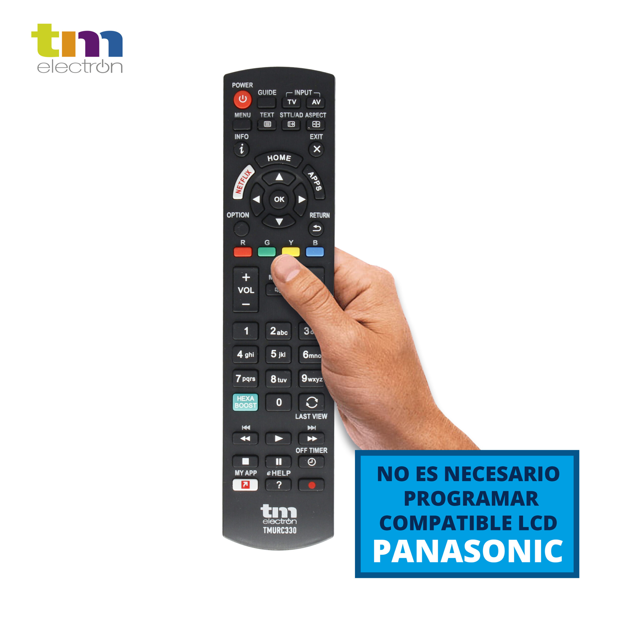 Mando A Distancia De Sustitución Para Tv Panasonic® ELBE RC-002-PN 