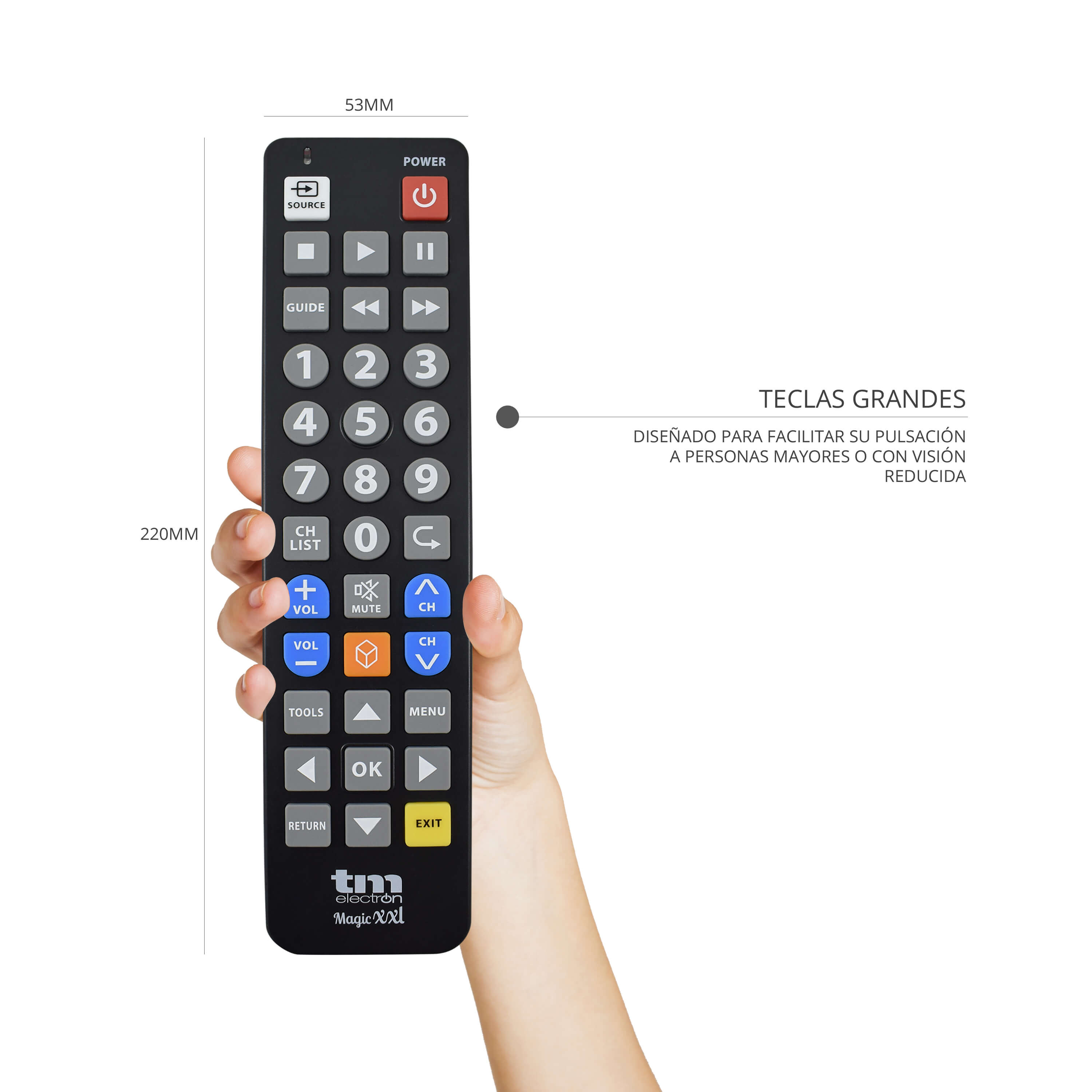 Mando a Distancia Television (Easy TV-5), Productos para mayores