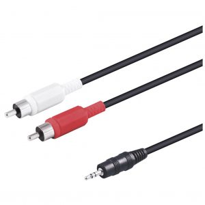 Conexión audio 2 RCA A JACK 3.5 /1.5M
