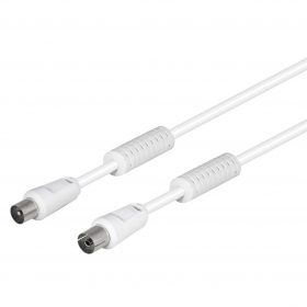 Conexión antena blanco ferrita 9.5mm/2.5M