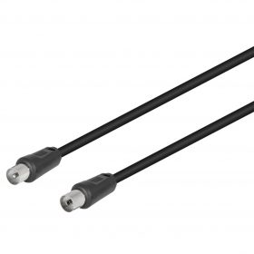 Conexión antena negro recto 9.5mm/1.5m