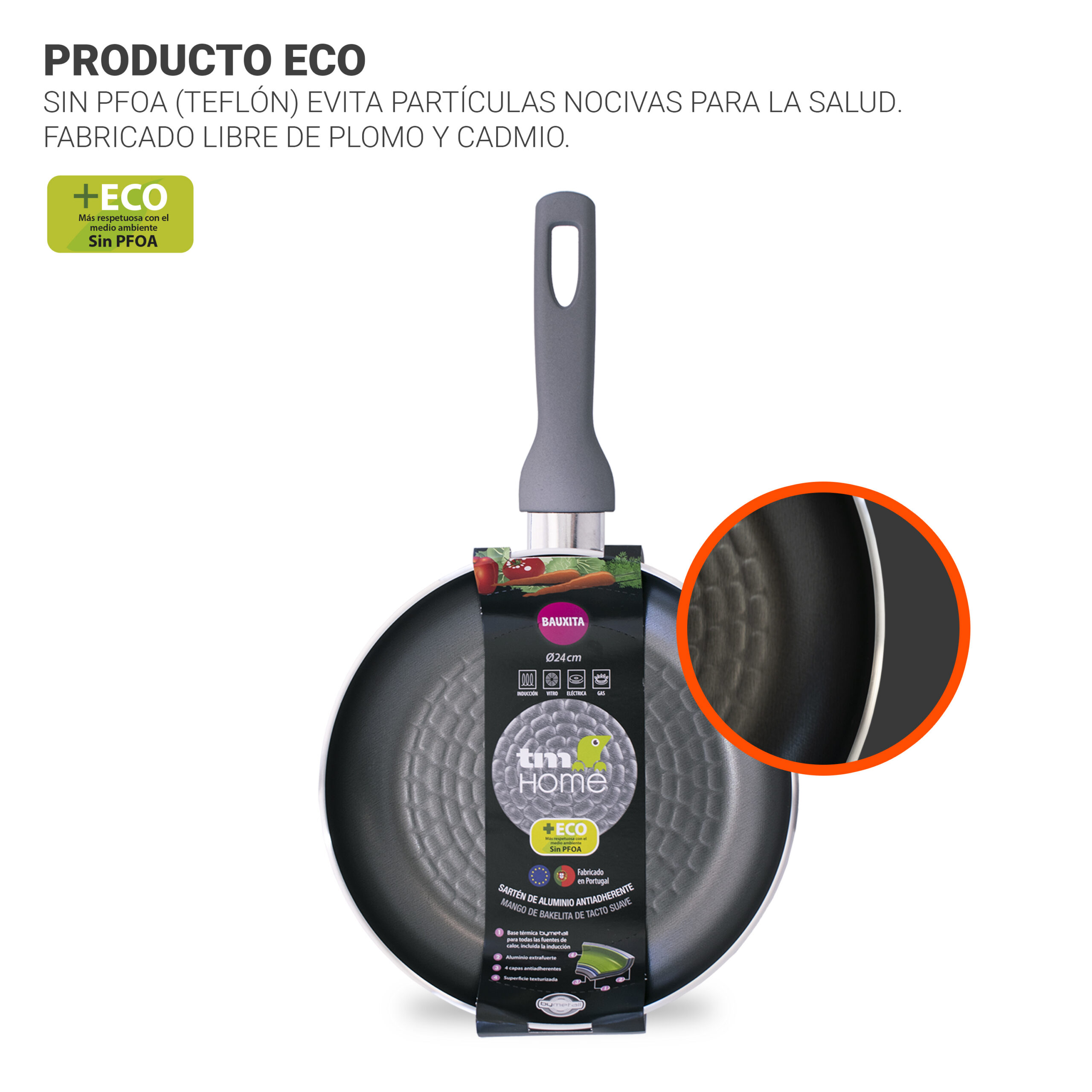 Sartén de aluminio antiadherente - Imagen 4